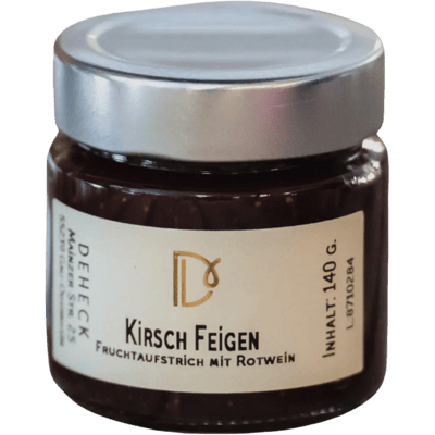 Deheck Manufaktur Kirsch Feige Rotwein Aufstrich