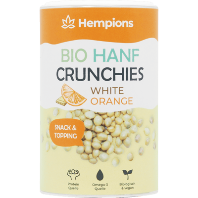 Bio Hanf Crunchies White Orange