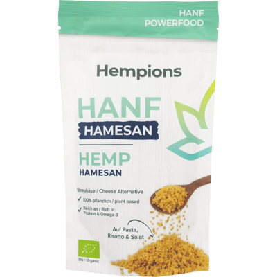 Organic hemp hamesan - vegetable topping
