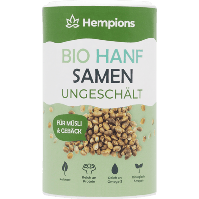 Bio Hanfsamen ungeschält