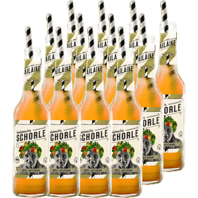 15x AiLaike Bio-Schorle Apfel