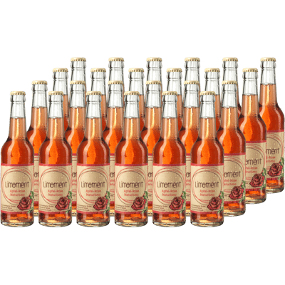 24er Kiste Limoment Apfel-Rose - Limonade