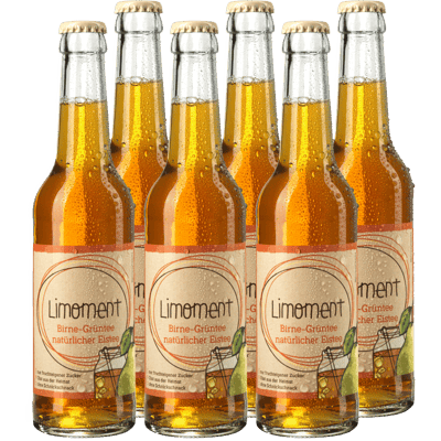 Box of 6 Limoment pear green tea - iced tea