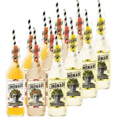 AiLaike Limonaden-Bundle (5x Orange-Acerola + 5x Holunder-Grapefruit + 5x Zitrone-Rosmarin)