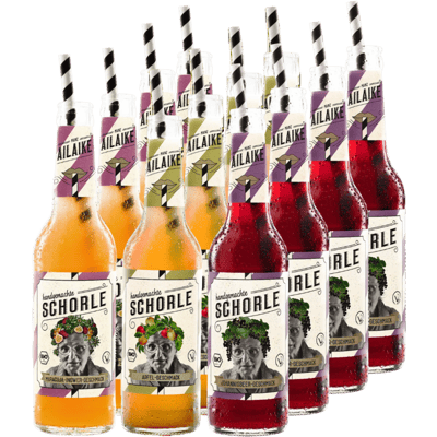 AiLaike spritzer bundle (5x apple + 5x redcurrant + 5x ginger)