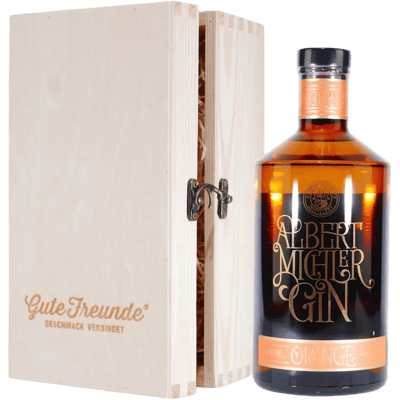 Albert Michler Gin Orange mit Geschenk-Holzkiste