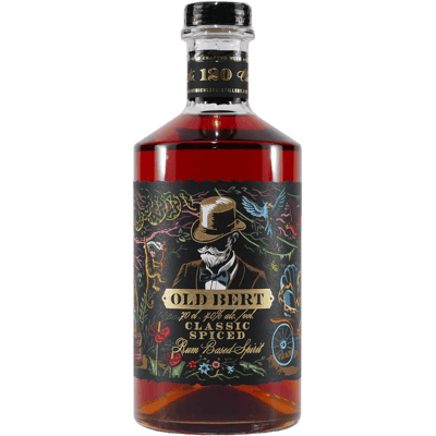Michlers Old Bert Classic Spiced Rum with wooden gift box