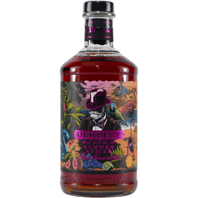 Michlers Old Bert Summer Spiced Rum with wooden gift box