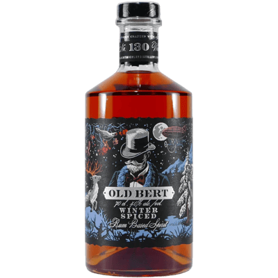 Michlers Old Bert Winter Spiced Rum with wooden gift box