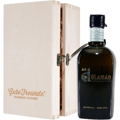 An Dúlamán Irish Maritime Gin with wooden gift box
