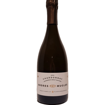 Andres & Mugler Chardonnay & Auxerrois brut nature 2019 - Winzersekt