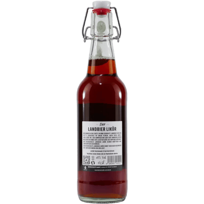 Pott's Landbier-Likör mit Geschenk-Holzkiste