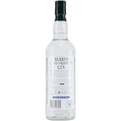Berry's Good Ordinary Gin mit Geschenk-Holzkiste