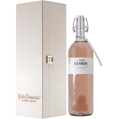 Birkenhof Alte Kirsche fruit brandy with wooden gift box