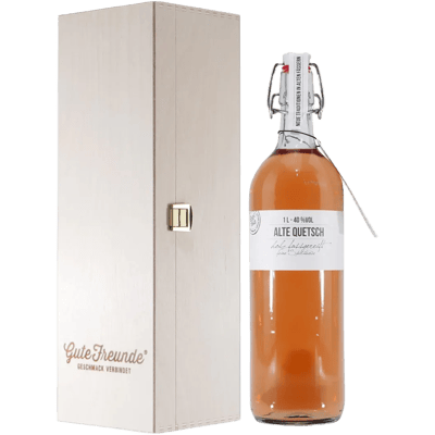 Birkenhof Alte Pflaume fruit brandy with wooden gift box