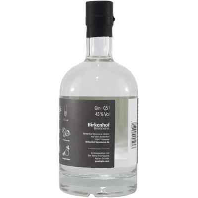Birkenhof Goat's Dry Gin with wooden gift box