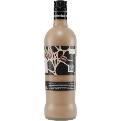 Birkenhof Latte Macchiato Kaffee-Sahnelikör mit Geschenk-Holzkiste