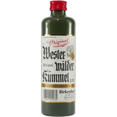 Birkenhof Westerwälder Kümmel with wooden gift box