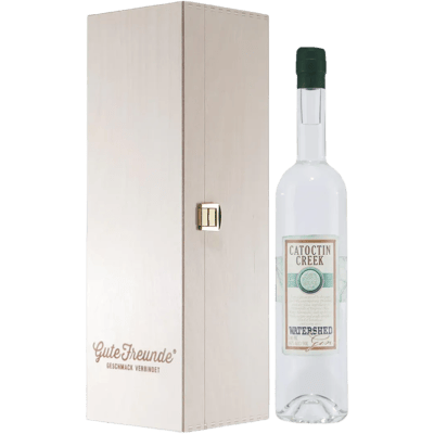 Catoctin Creek Watershed Gin with wooden gift box