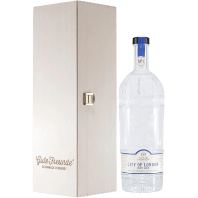 City of London Dry Gin No.1 with wooden gift box