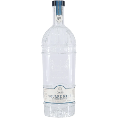 City of London Square Mile London Dry Gin mit Geschenk-Holzkiste