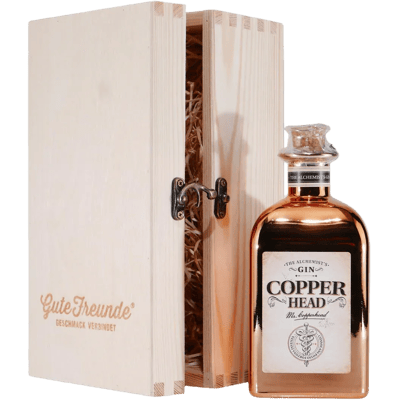 COPPERHEAD The Alchemists Gin with wooden gift box