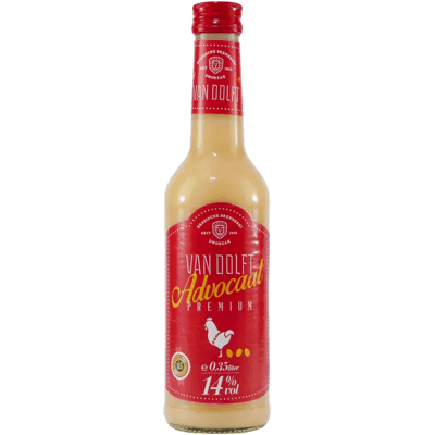 Van Dolft Advocaat premium egg liqueur with wooden gift box