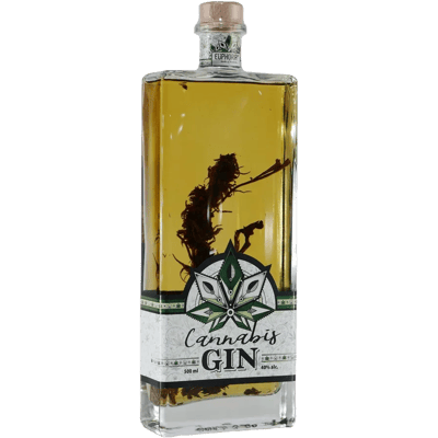 Euphoria Cannabis Gin mit Geschenk-Holzkiste