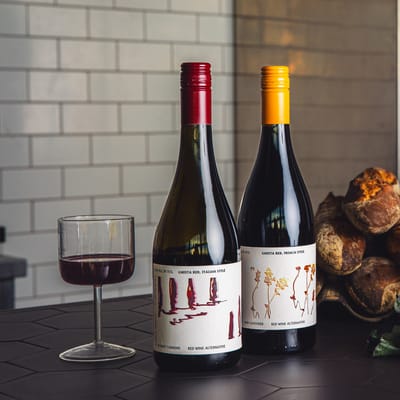 GNISTA Red Not Wine Probierpaket - alkoholfreie Rotwein-Alternativen (1x French Style + 1x Italian Style)