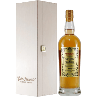 Hanseatic City of Hamburg Storehouse Malt Whisky with wooden gift box