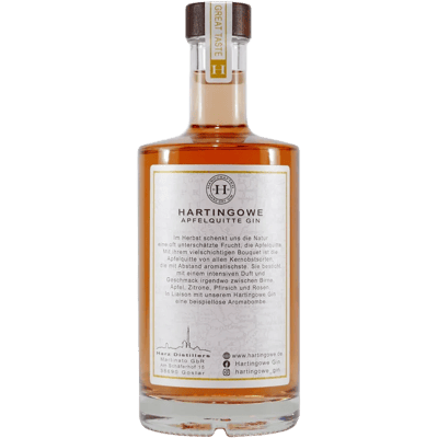 Hartingowe Quitten Gin mit Geschenk-Holzkiste