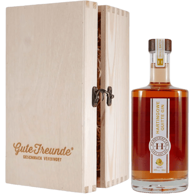 Hartingowe Quince Gin with wooden gift box