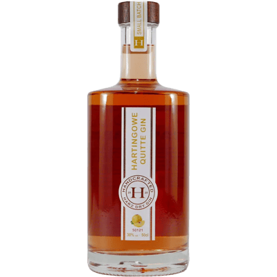 Hartingowe Quince Gin with wooden gift box