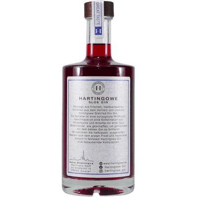 Hartingowe Sloe Gin mit Geschenk-Holzkiste