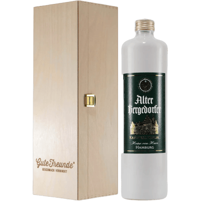 Heinr. von Have Old Bergedorf herbal liqueur with wooden gift box