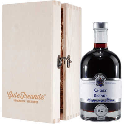 Heinr. von Have Cherry Brandy with wooden gift box