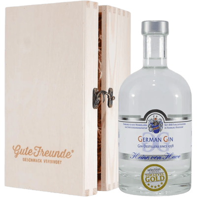 Heinr. von Have German Gin with wooden gift box