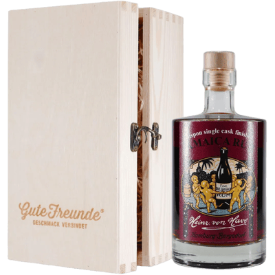 Heinr. von Have Jamaica Rum Rotspon Finish with wooden gift box