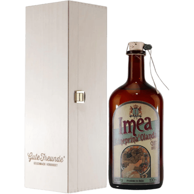 Imea Gineprina d'Olanda Gin with wooden gift box