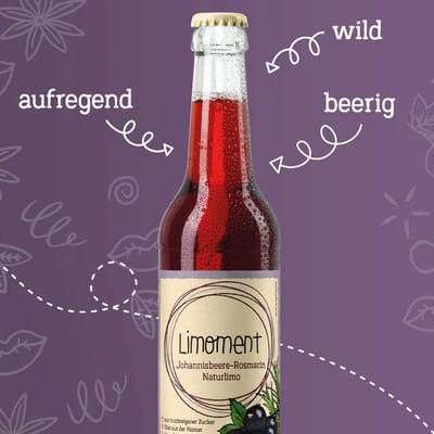 Box of 6 Limoment currant-rosemary lemonade