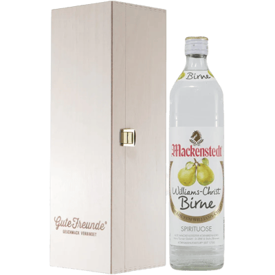Mackenstedter Williams-Christ pear with wooden gift box