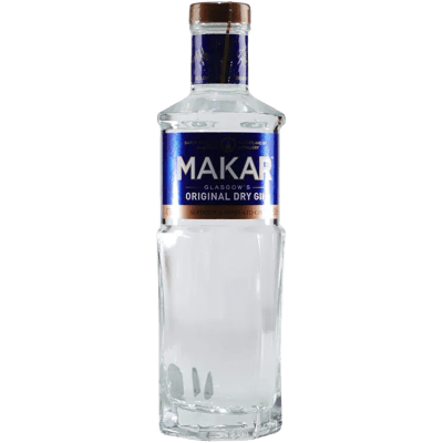 Makar Glasgow Dry Gin with wooden gift box