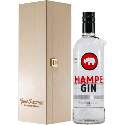 Mampe Dry Gin with wooden gift box