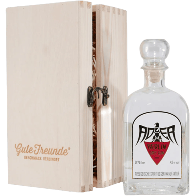 Adler Berlin Dry Gin with wooden gift box