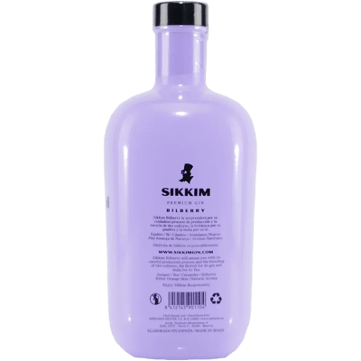 Sikkim Bilberry Gin mit Geschenk-Holzkiste