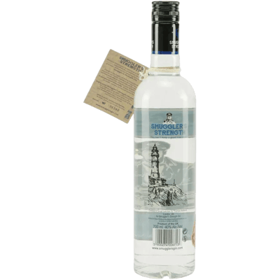 Smugglers Strength London Dry Gin mit Geschenk-Holzkiste