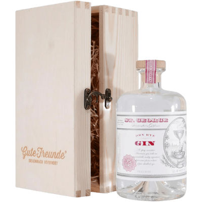 St. George Dry Rye Gin with wooden gift box