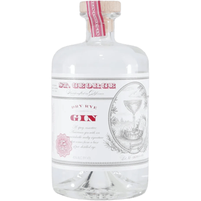 St. George Dry Rye Gin with wooden gift box