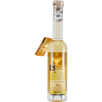 Stein-Zeit Happy Birthday Birnen-Schnaps mit Geschenk-Holzkiste