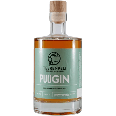 Teerenpeli PUUGIN with wooden gift box